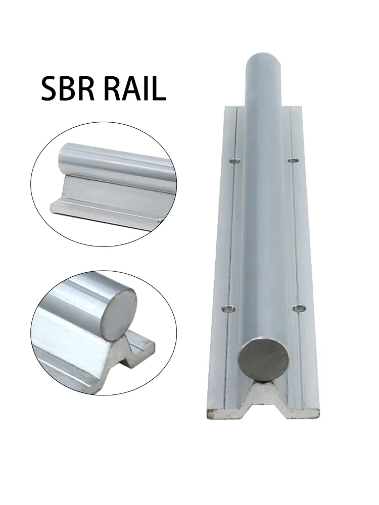 2 комплекта линейных направляющих SBR16 SBR20 300 350 400 450 500 600 700 800 шт. + 4 SBR16UU SBR20UU блоки