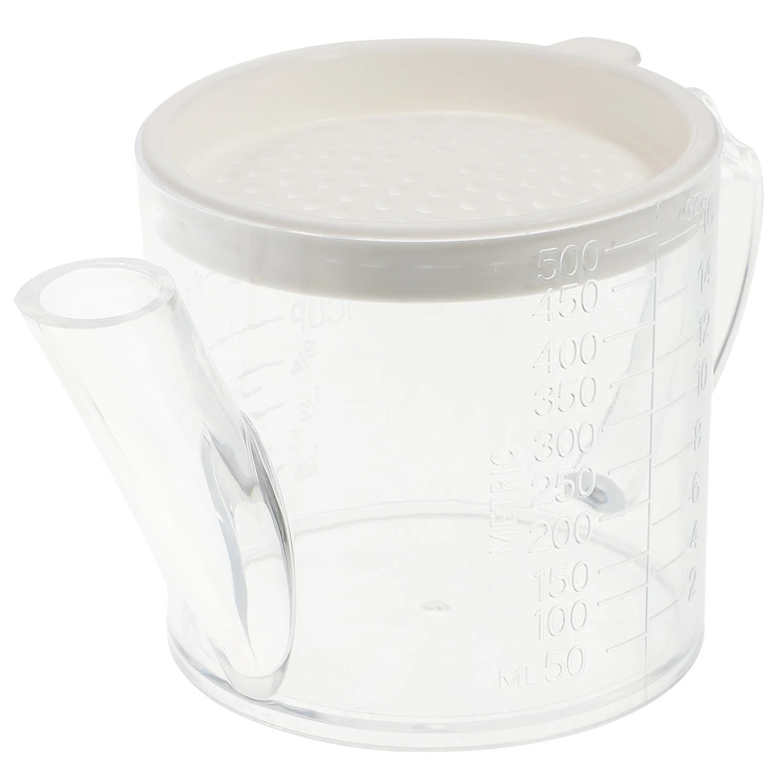 

Oil Pourer Bottle Separator Plastic Cruet Glass Containers Liquids Fat Jug Grease Vinegar Kettle Dispenser