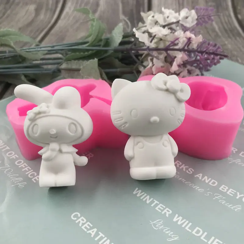 

Силиконовая форма MINISO Hello Kitty My Melody kuromi Cinnamoroll
