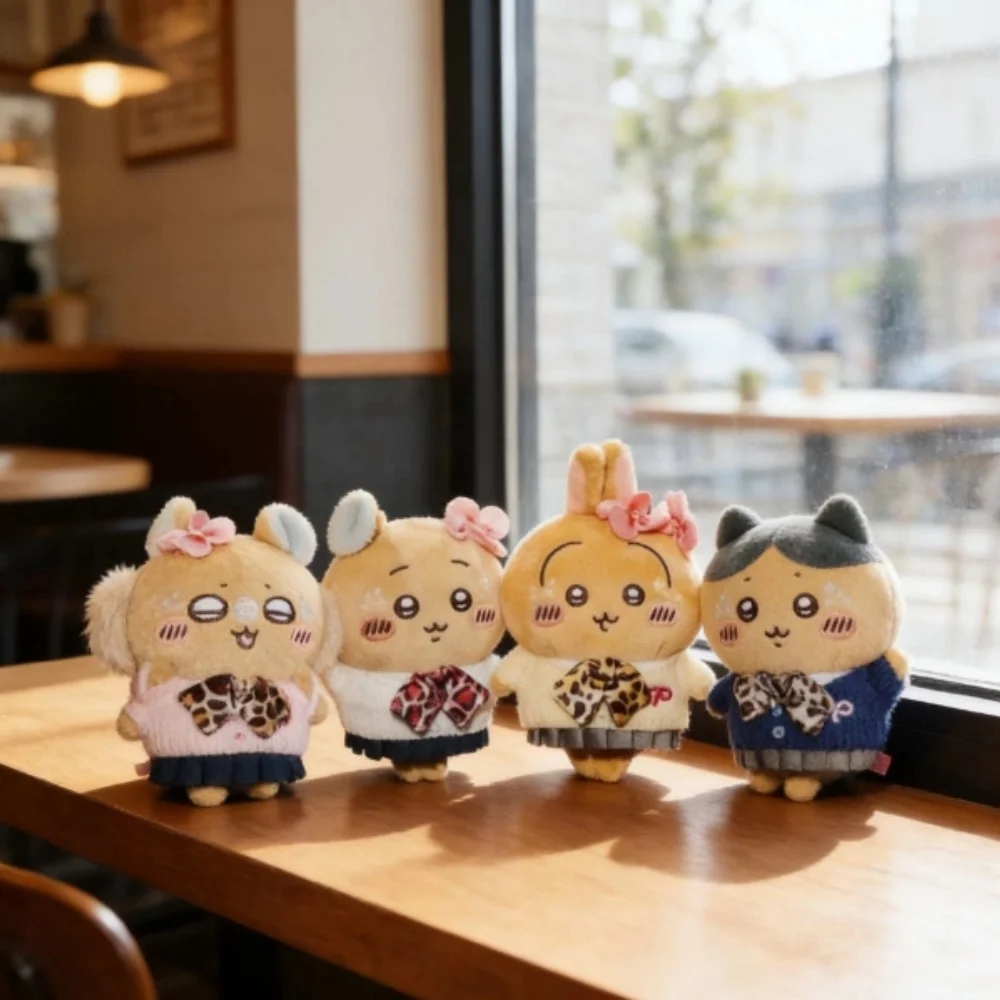Фото Плюшевый брелок-подвеска Jiyi Hachiko Usagi Flying Mouse в стиле униформы чернокожей девушки из Шибуя 9090, подарки №1