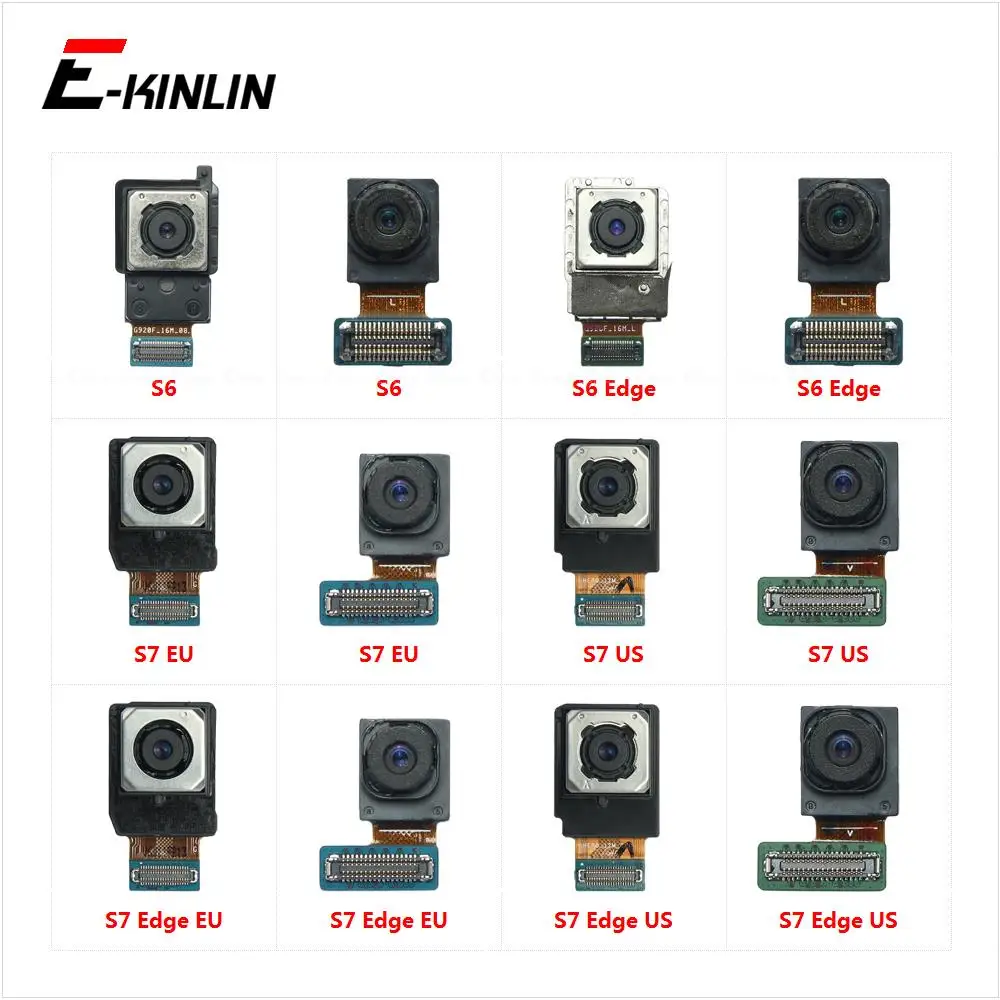 Задняя основная камера для Samsung Galaxy S7 S6 Edge G920 G925 G930 G935 Передняя селфи Гибкий кабель