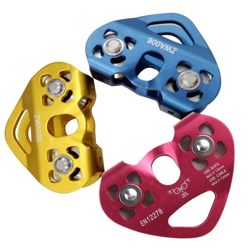 

Алюминиевая молния, скалолазание, альпинизм, спасательный подъем, тандемный шкив, двойная тележка, шкив для кемпинга, пешего туризма