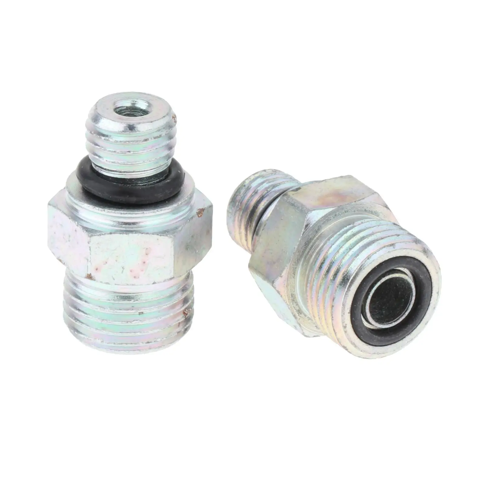 

2Pcs Replacement Accessories Easy Installation Metal Hardware Turbo Oil Supply Line Fitting for Car Auto Parts Engine Parts