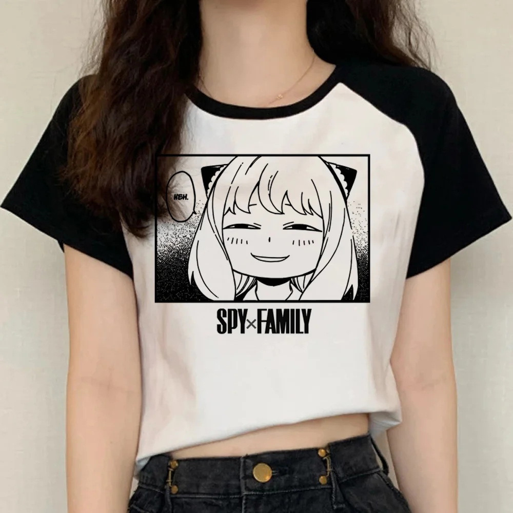 

Шпионская семья x Топ Мужчины комикс забавная harajuku футболка мужская графика комикс одежда