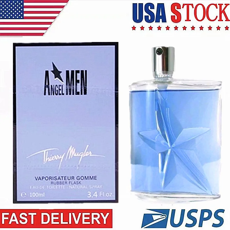 Ship 3-6 Days In The USA Men Parfume Mugler Angle Men Eau De Toilette Fresh Cologne for Men
