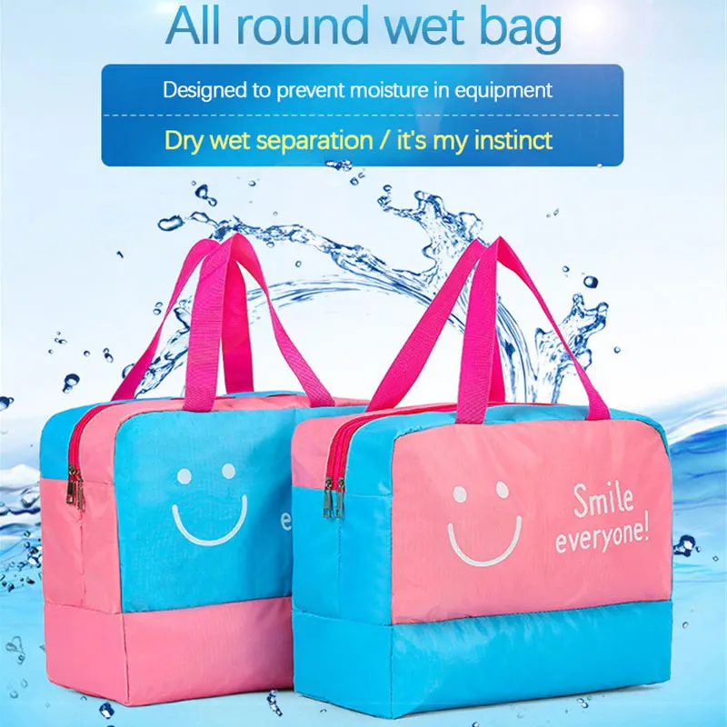 

Baby Diaper Bags Multifunctional Storage Bag Wet Dry Separation Beach Waterproof Shoe Bag Reusable Baby Travel Mummy Nursing Bag