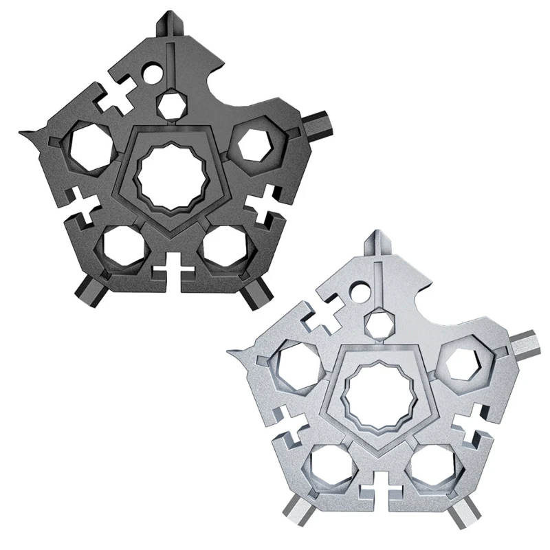 Снежинка 23 в 1 многофункциональный инструмент используемый качестве открывалки