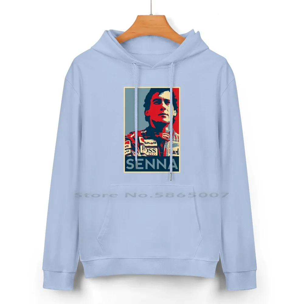 Художественная Толстовка Senna из чистого хлопка свитер 24 цвета Айртон Сенна