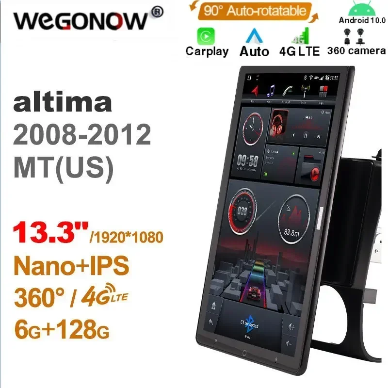 13 3-дюймовый автомобильный радиоприемник Ownice 1Din Android10.0 с панорамой на 360 градусов