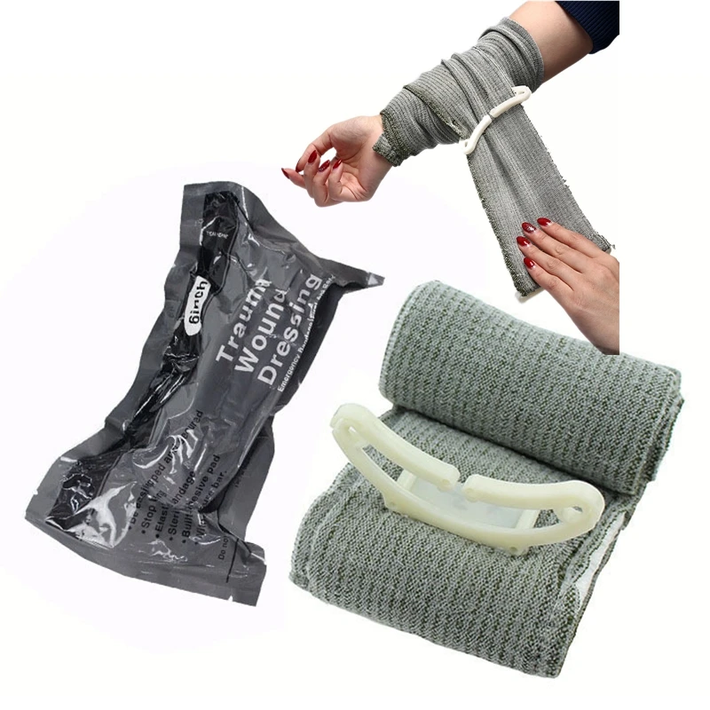 

Повязка из Израиля для первой помощи, стерильная повязка для сжатия, военное экстренное оборудование для оказания первой помощи, вьетнамск...