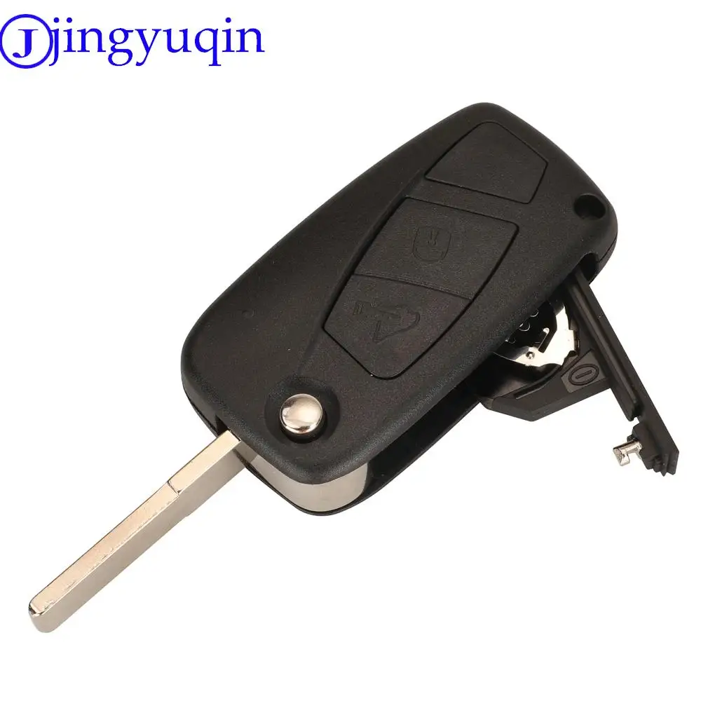 Jingyuqin Flip Remote Car Key Fob 433MHZ ID48 Chip For Fiat Ducato Citroen Relay Peugeot Boxer Lancia With SIP22 Blade on - Пульт для брелка автомобильного ключа с функцией переключения Jingyuqin 433 МГц ID48 Chip для Fiat Ducato Citroen Relay Peugeot Box