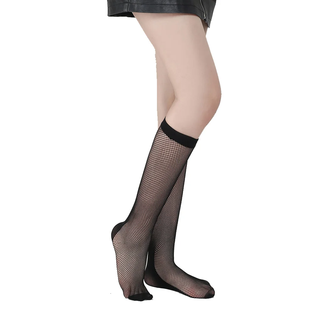 

Factory Wholesale Middle Tube Women Fishnet Socks Anti Hook Comfortable Breathable Silk Sock Pressure Lean Legs Stockings 5010