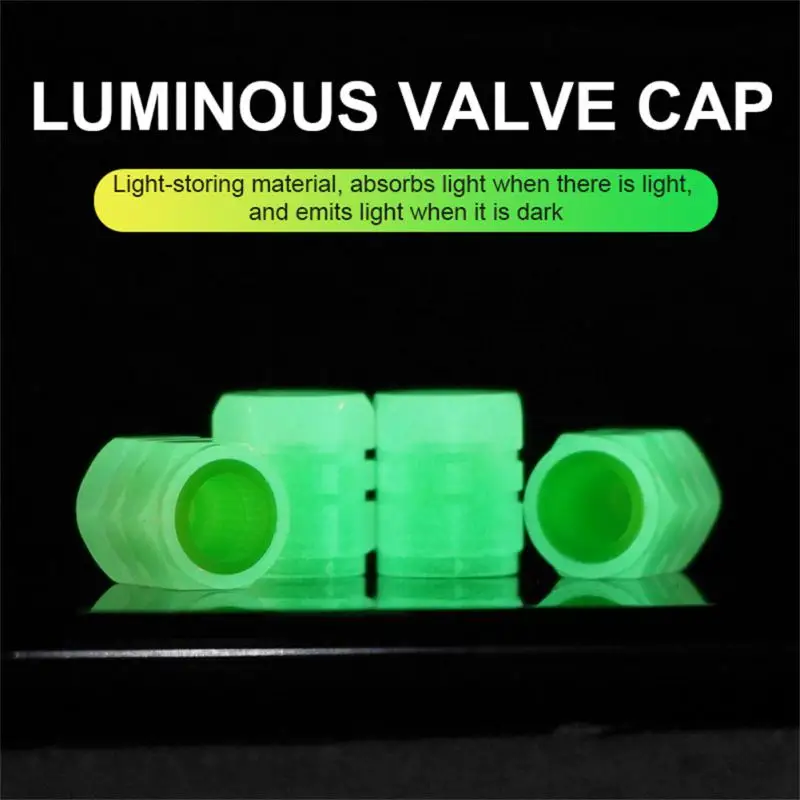 

Luminous Tire Bicycle Valve Cap for Car Cycle Motorcycle Universal Tyre Rim Stem Covers Nozzles Light Valve Cap Bike Accessories