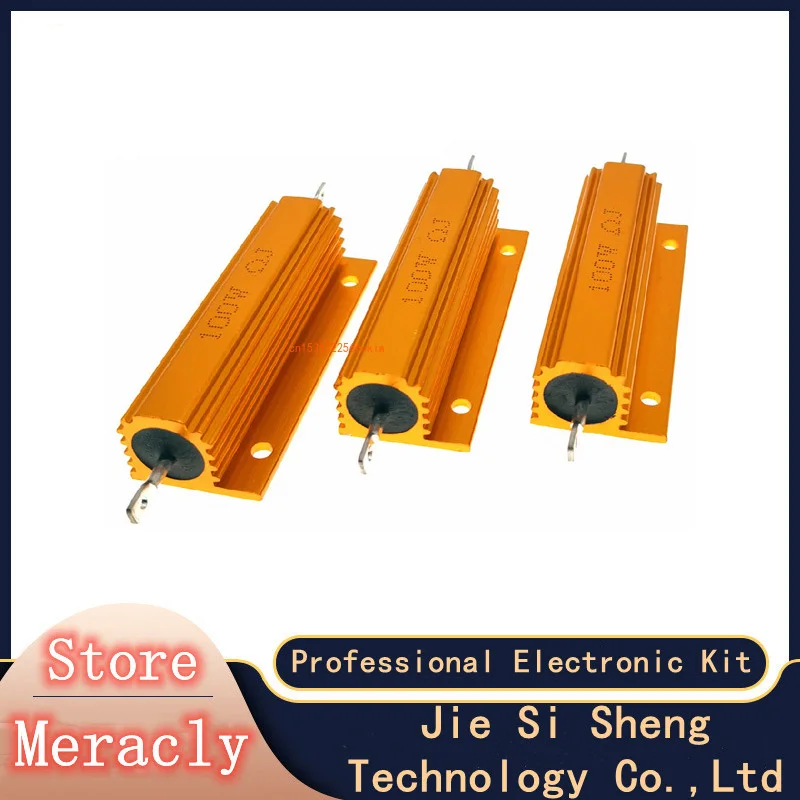 Полное значение 100 Вт алюминиевый мощный металлический корпус чехол проволочный