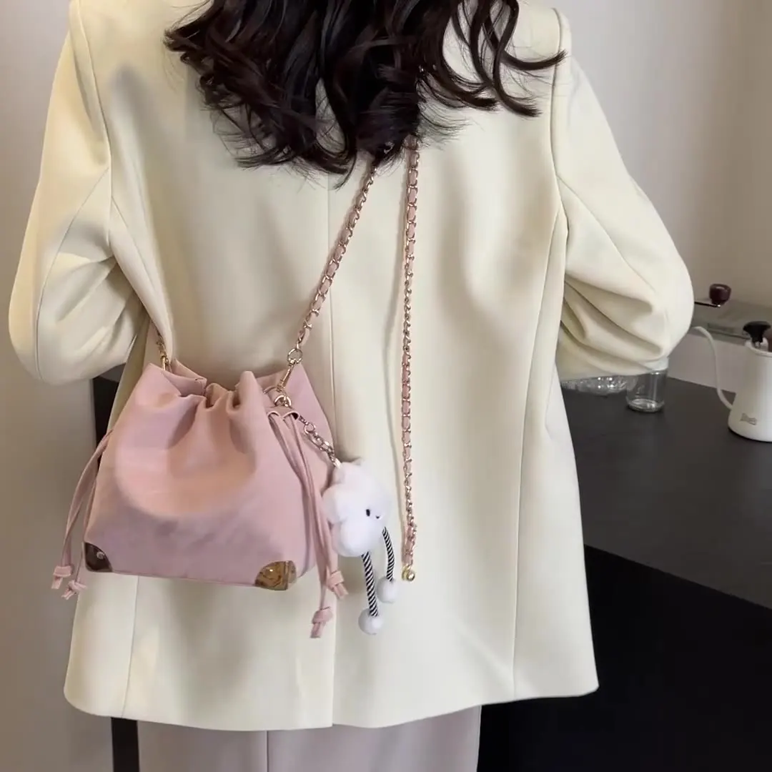 Универсальная женская сумка через плечо с цепочкой модный геометрический узор