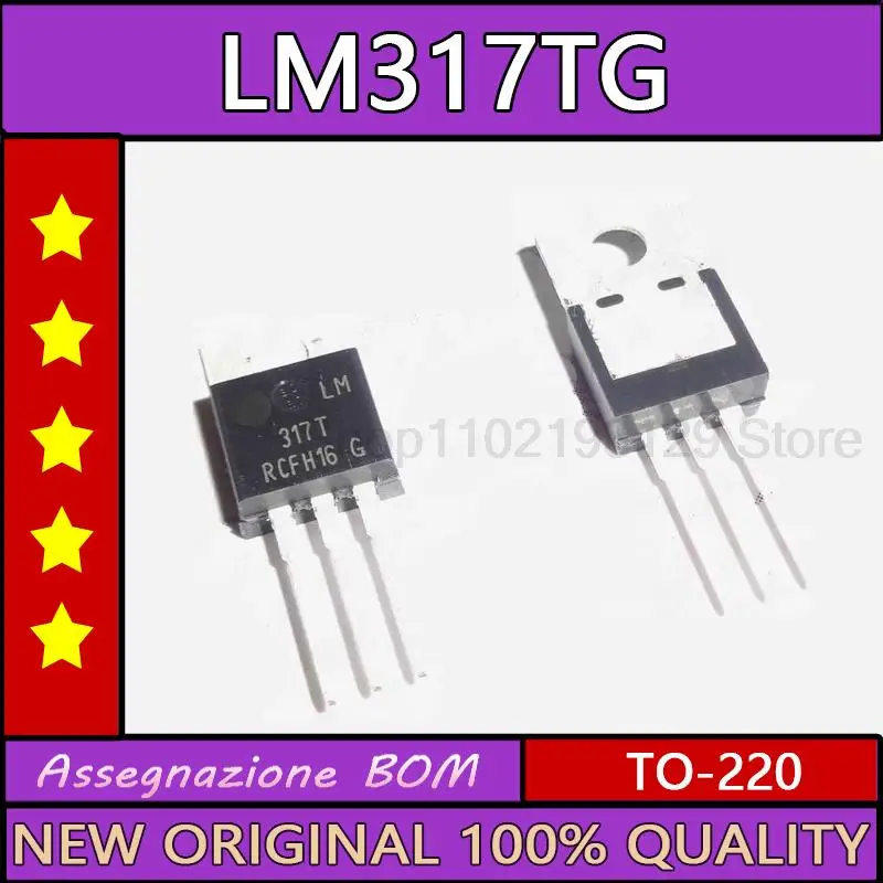 

10 шт./лот Lm317tg in-line TO-220 лист, новый оригинальный импортный lm317t