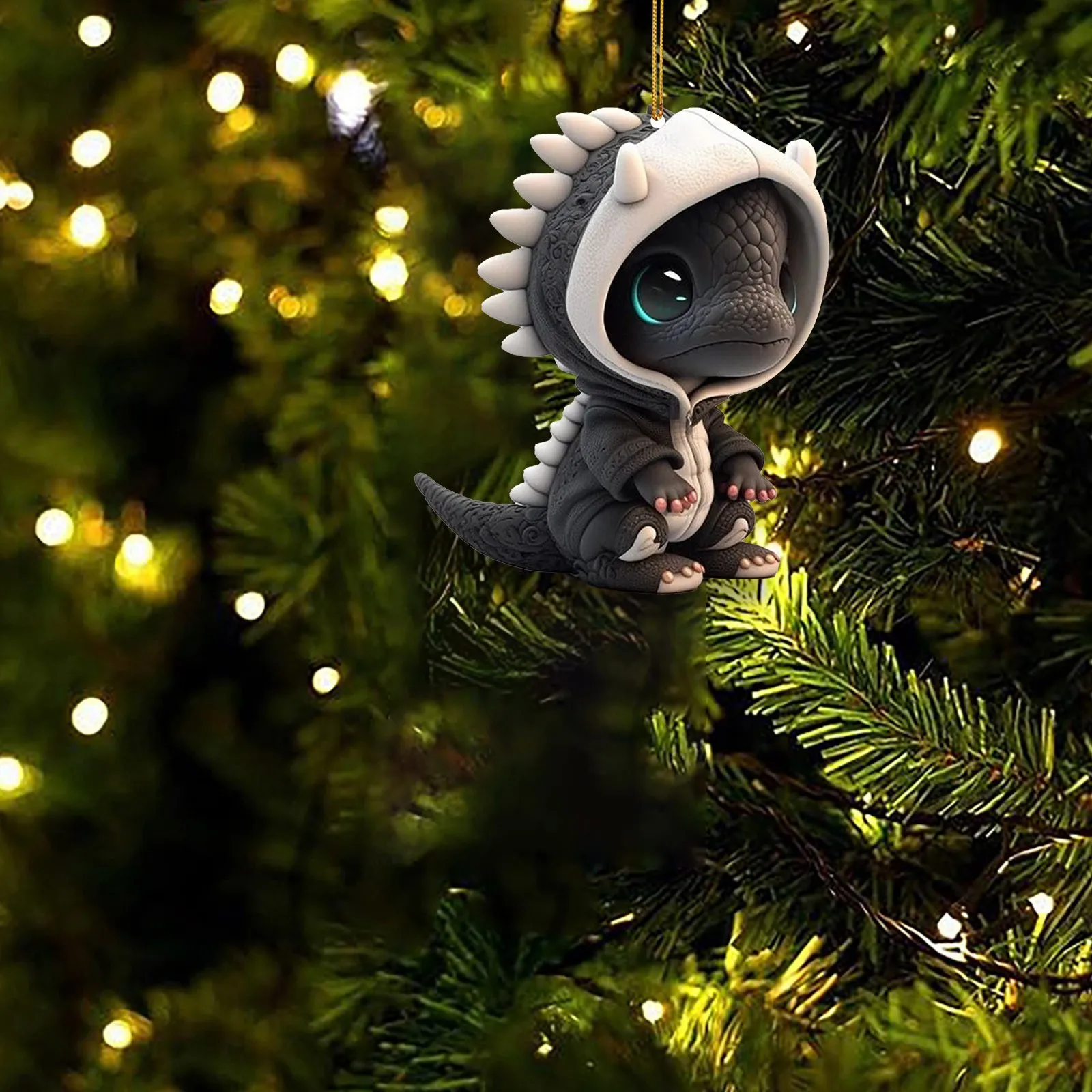 

Мультяшные акриловые фигурки динозавров для рождественской елки