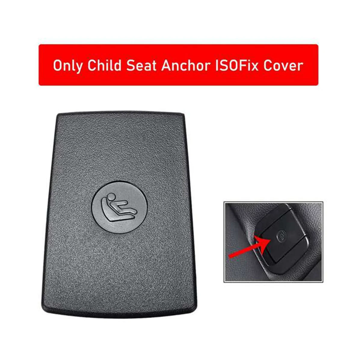 4X для-BMW F20 F30 F31 E84 E87 3-Series крышка анкера для детского сиденья ISOFIX 52207319686