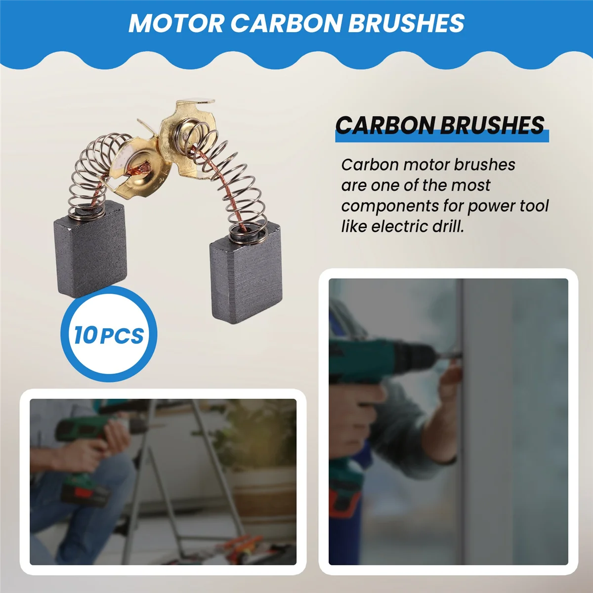 10 шт. угольные щетки для электроинструментов 18 x 16 7 мм CB203 Makita