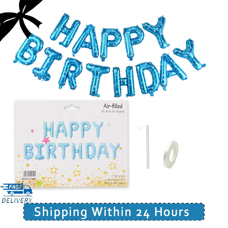 

Balloon Happy Birthday Decoration 13PCS Party Decoration Balloon Set For Boys Happy Birthday Balloons Set Drop shipping