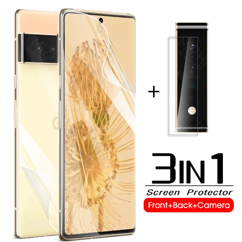 

front back hydrogel film for Google Pixel 6 Pro 6Pro camera lens screen protector for Google Pixel6 Pro Pixel6Pro glass
