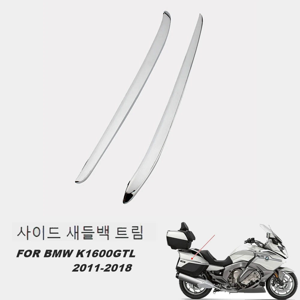 

For BMW K1600GTL 2011-2018 Motorcycle Saddlebag Plating Trim Strip Cover Side K 1600 K1600 GTL Storage Box Side Panel Decoratio