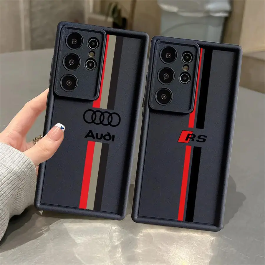 Чехол для телефона A-Audi RS Sport Car Samsung Galaxy S24 Ultra S23Ultra S20 FE S23 Plus S21 S22 5G силиконовый чехол