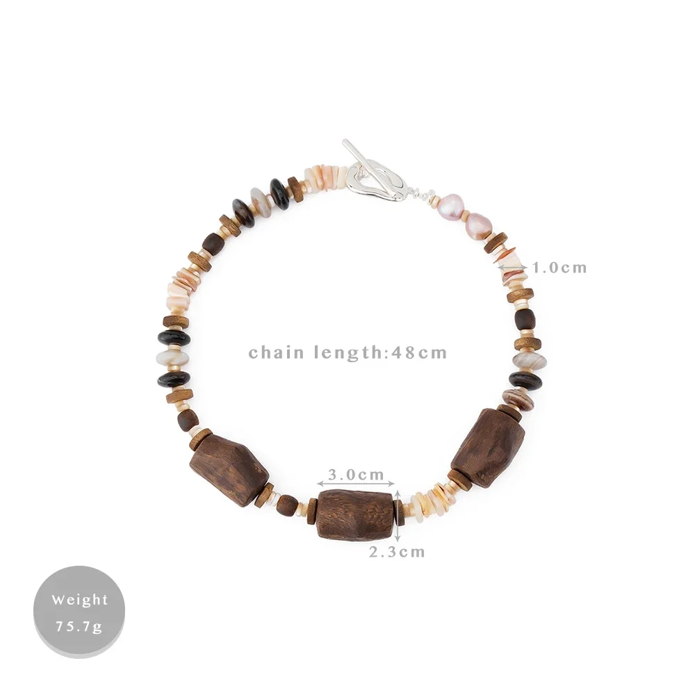 AB/оригинальные персонализированные женские колье ручной работы из натурального