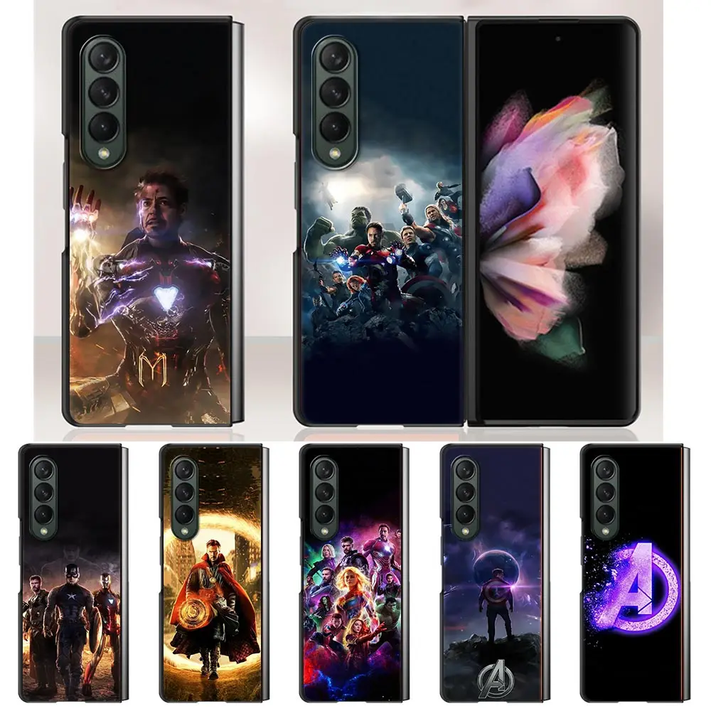 

Case For Samsung Galaxy Z Fold3 5G Hard Slim Cover Ultra-thin anti-drop For Galaxy Z Fold 3 Marvel Superheroes The Avengers