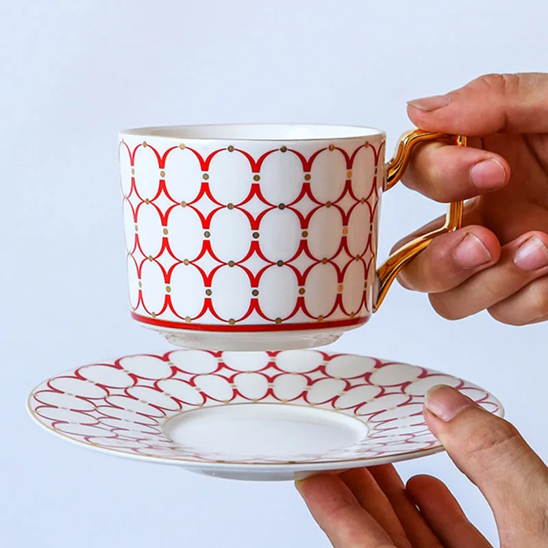 Роскошная кофейная чашка и блюдце в марокканском стиле набор из скандинавского