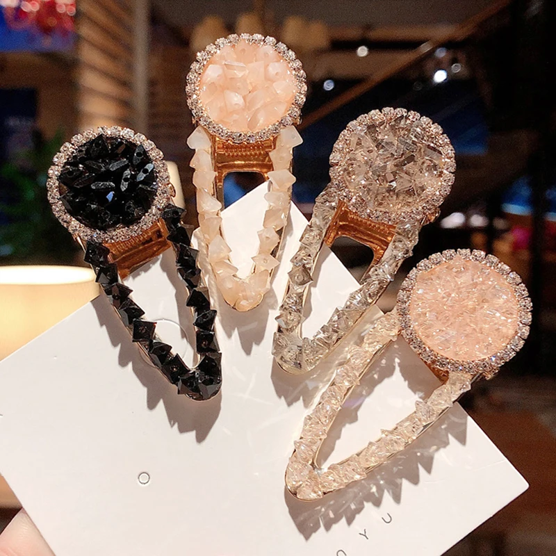 

Женские заколки для волос в форме краба, винтажные аксессуары, модный аксессуар, тиара с драгоценным камнем, по низкой цене