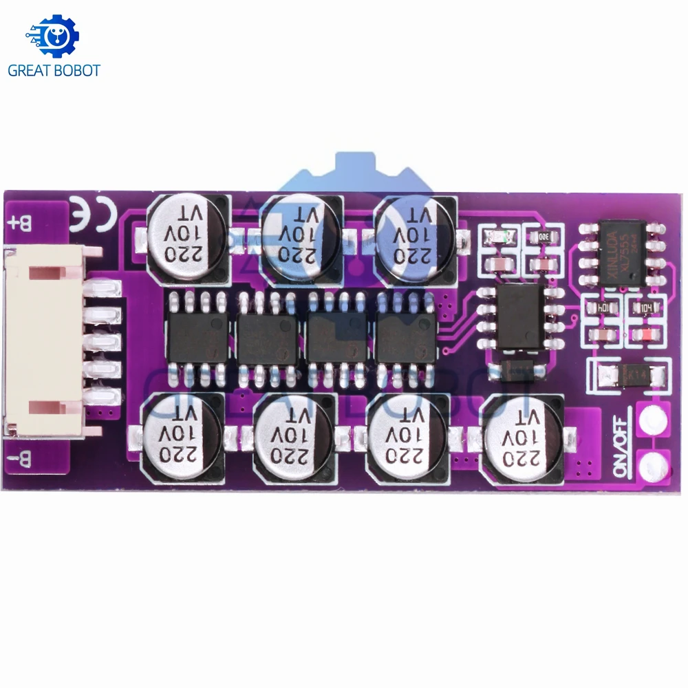 Фото Активный балансир 3S/4S Li-ion, плата выравнивания тока 1.2А для аккумуляторов 18650 №4