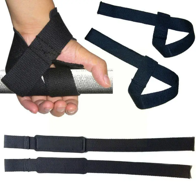 

1 Pcs Lifting Straps Fitness Gloves Anti-slip Hand Wraps Wrist Straps Support For Weight Lifting Powerlifting Training Acce Y7m3
