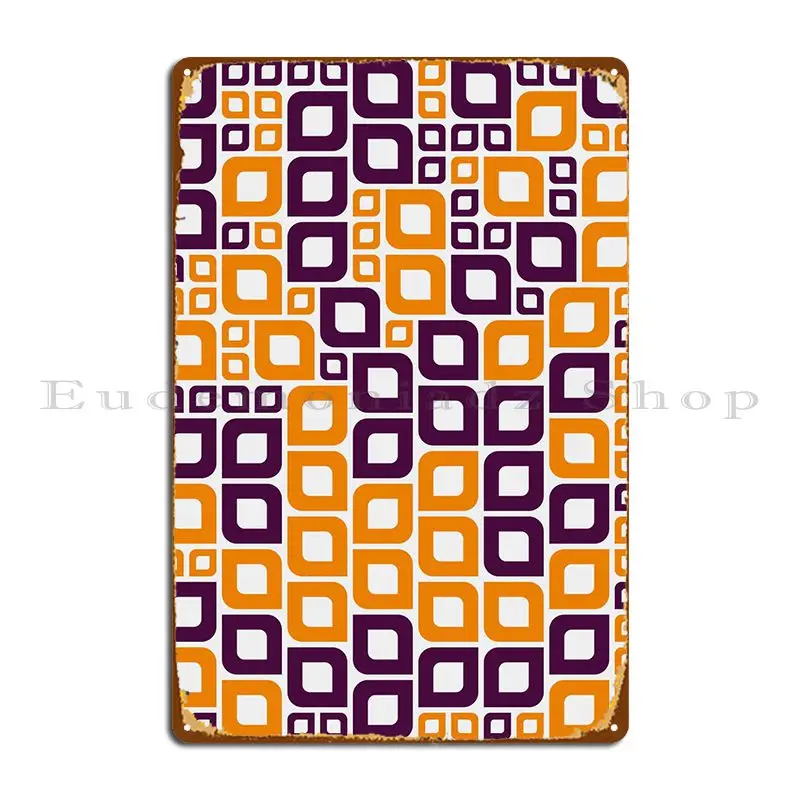 

Геометрический узор, металлический знак, Настенный декор, дизайн на заказ, клубный жестяной знак, постер