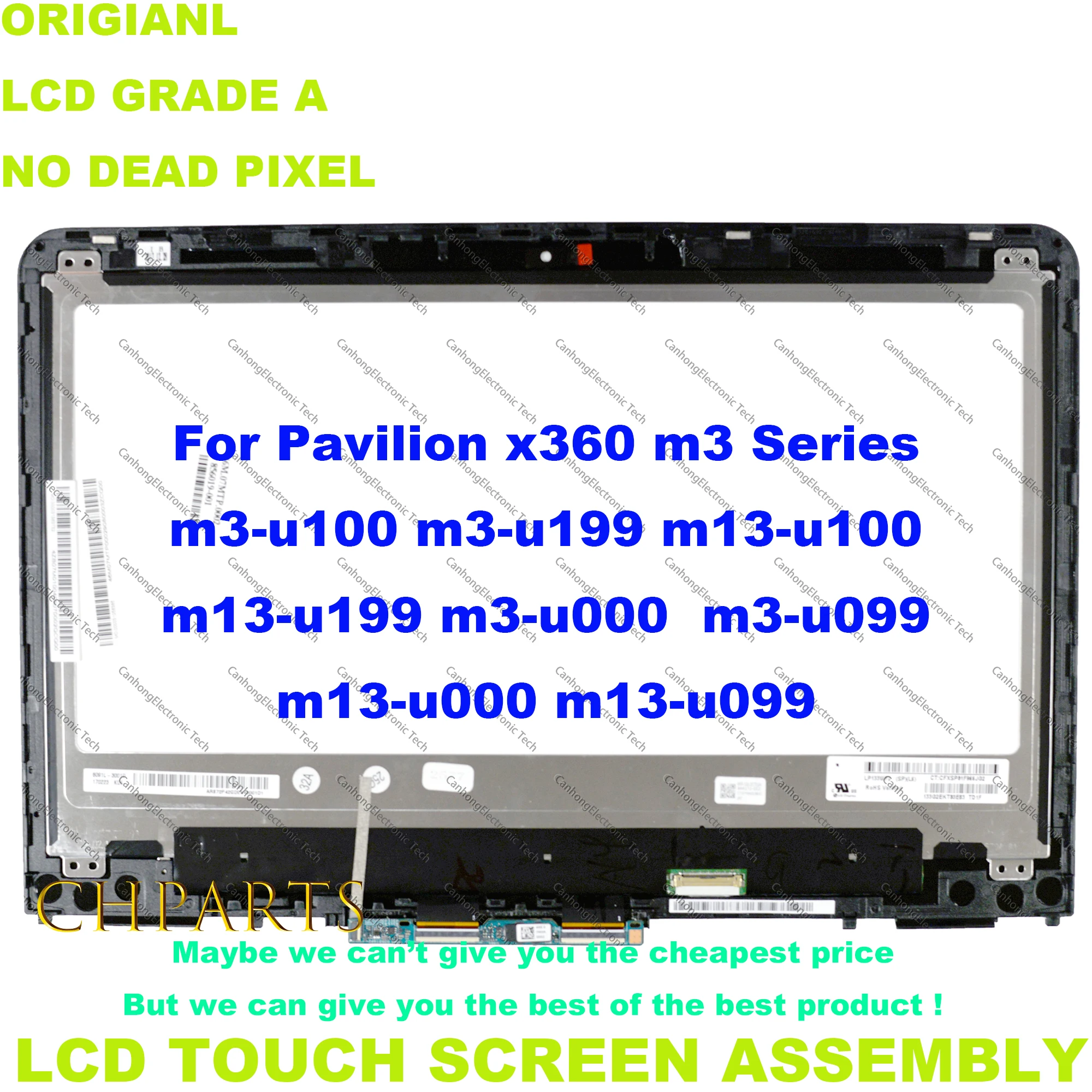 

13.3" FHD HD For HP Pavilion 13-U 13-u116ur 13T-U M3-U Series LCD LED Display Touch Screen Digitizer Assembly 856019-001