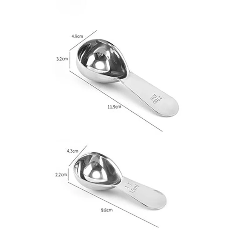 304 кофейная ложка из нержавеющей стали со шкалой бытовая кухонная мерная для