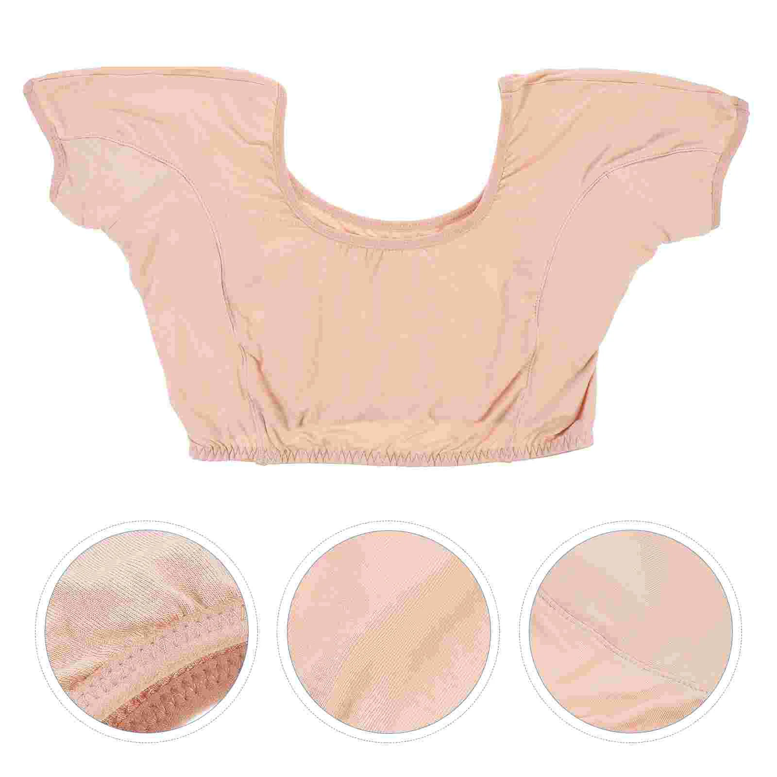 

Sweat Pad Vest Clothing Accessories Birthday Gift Girls Black Shirt Present Absorbent Combed Cotton Shield Fitness