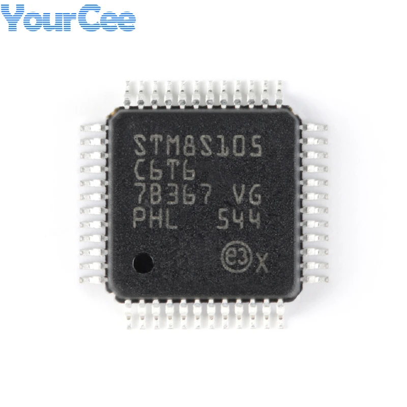 

Микроконтроллер STM8S105C6T6, флэш-память 16 МГц 32 КБ, 8-битный микроконтроллер MCU RAM 2 КБ EEPROM 1 КБ, микроконтроллер IC