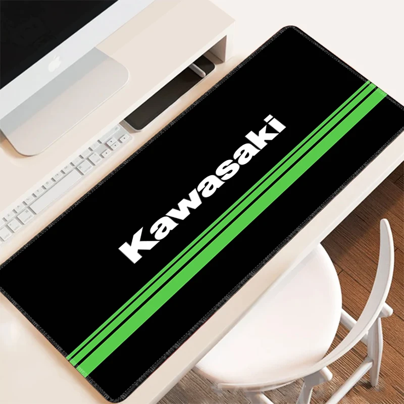 Kawasakis Gamer Keyboard Pad Office Accessories Pc Cabinet Games Desk Mat Mousepad Anime Mouse Mats Computer Desks Gaming Xxl