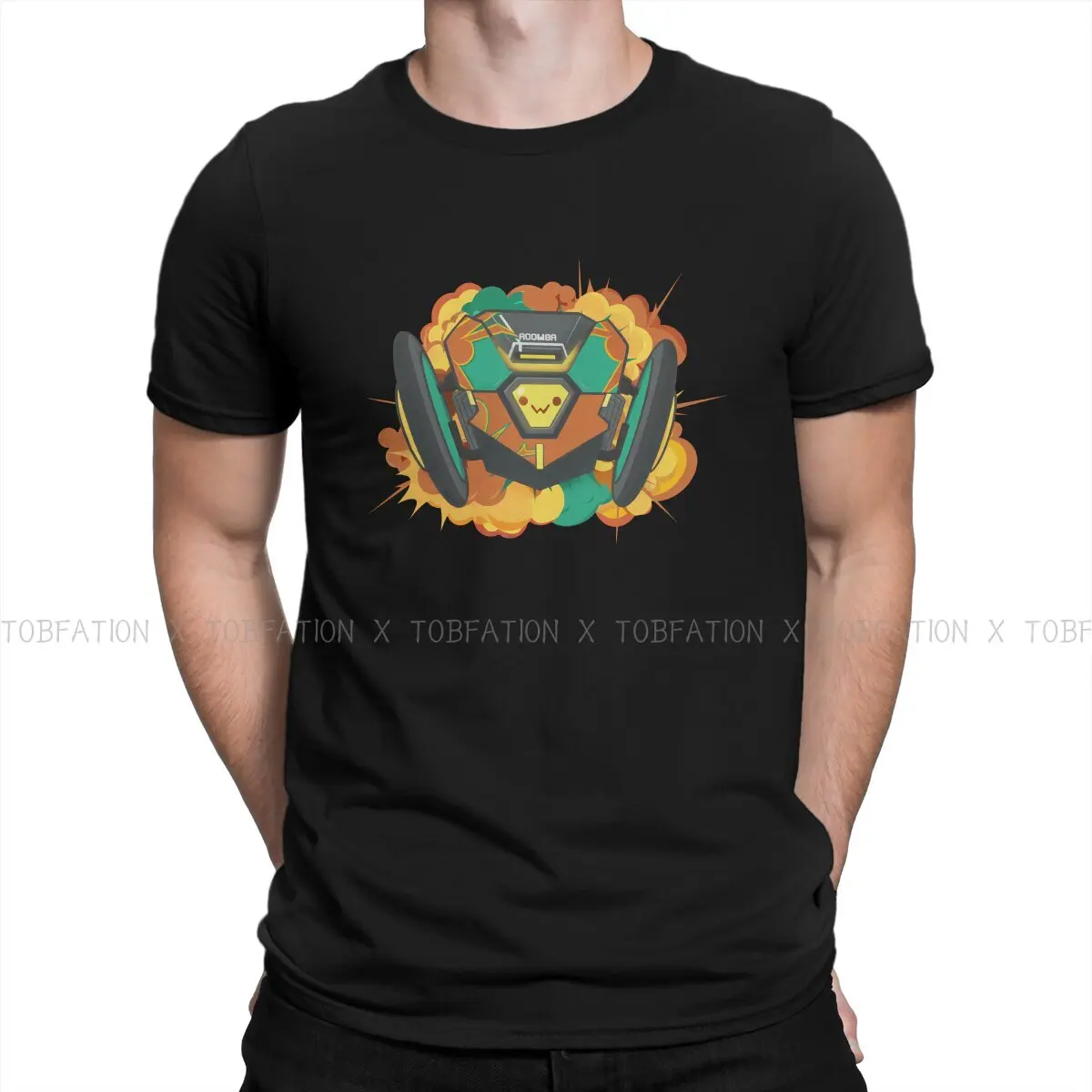 

Valorant Agents Game Pure Cotton TShirt Exploding Roomba Elegant T Shirt Oversized Men Tee Shirt Printing