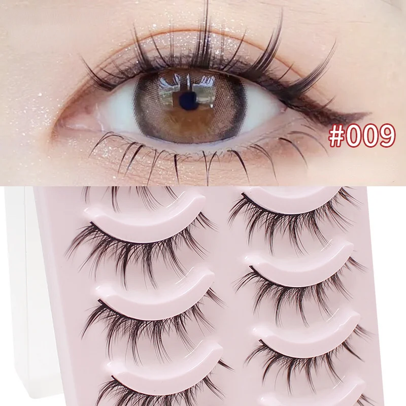 

False Eyelashes 5 Pairs, Little Devil Eyelashes Natural Makeup Daily Makeup COS Eyelashes