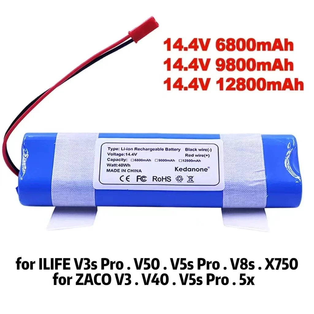 Литий-ионный аккумулятор 14 8 V 6800 мАч 18650