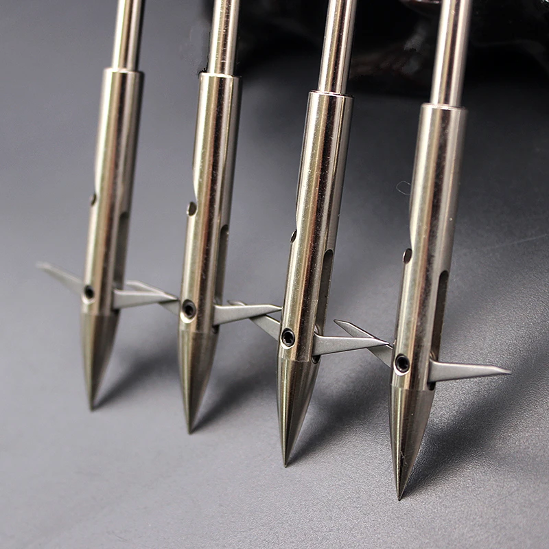 

From 10 High Quality Short Fishing Darts Outdoor Riverside Archery Hunting Stainless Steel Metal Bullet Darts Fishing Tools