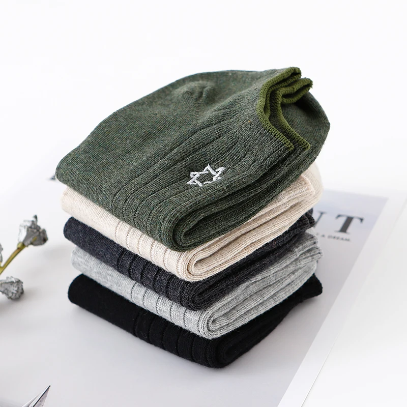 5 Pairs/Lot Low Cut Men Socks Male Short Socks Women Men Solid Color Black White Gray Breathable Cotton Sports Socks