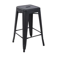 Black Color Metal Bar Stool Modern Bar Tall Chairs for Kitchen