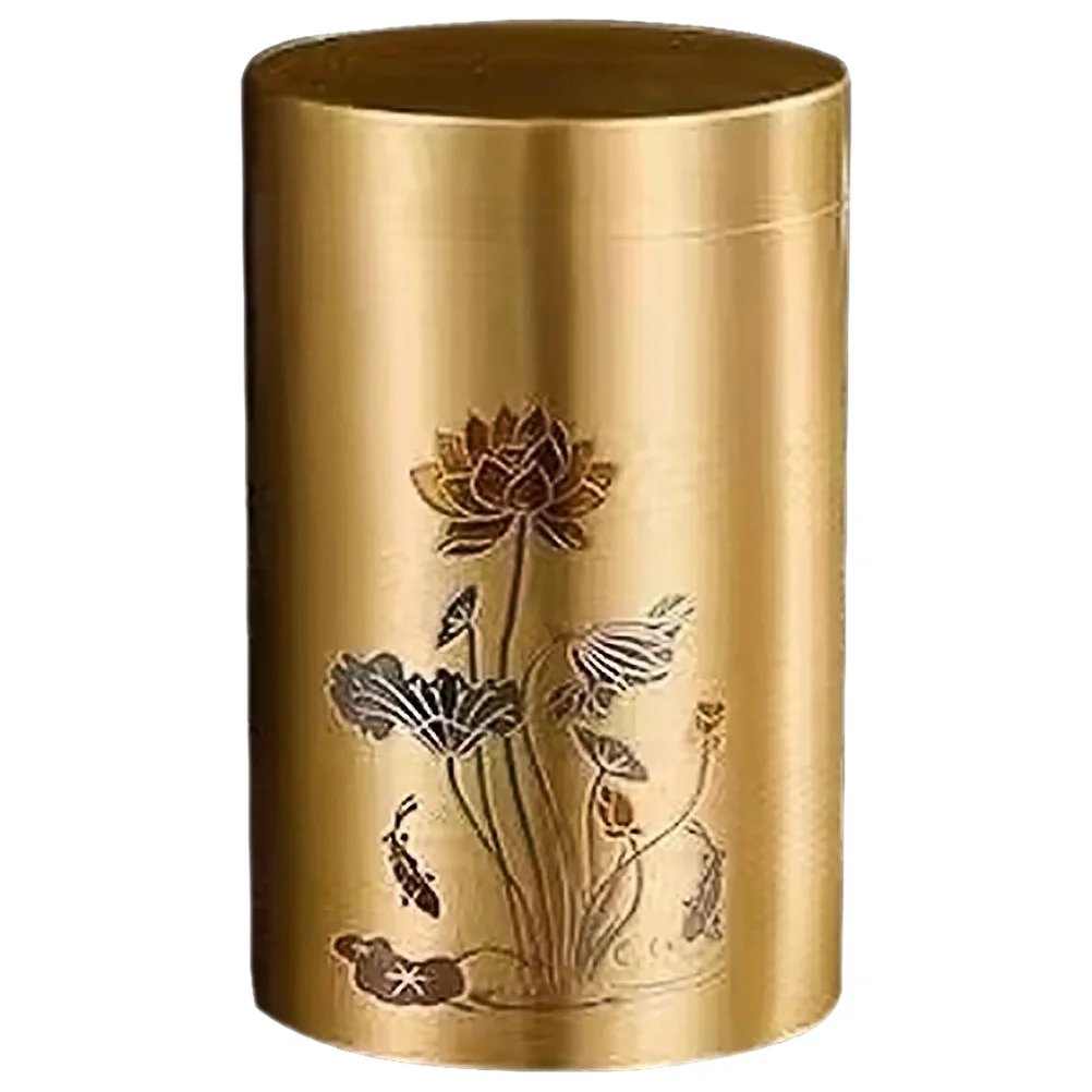 

Tea Storage Canister Jar Container Coffeecanisters Candy Metal Tinplate Can Box Containersairtight Kitchen Jars Tin Loose Lid