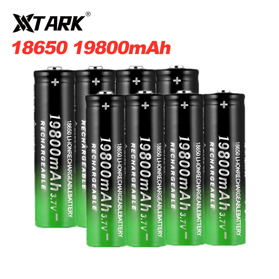 

18650 battery rechargeable battery 3.7V 18650 19800mAh capacity lithium ion rechargeable battery for flashlight torch battery