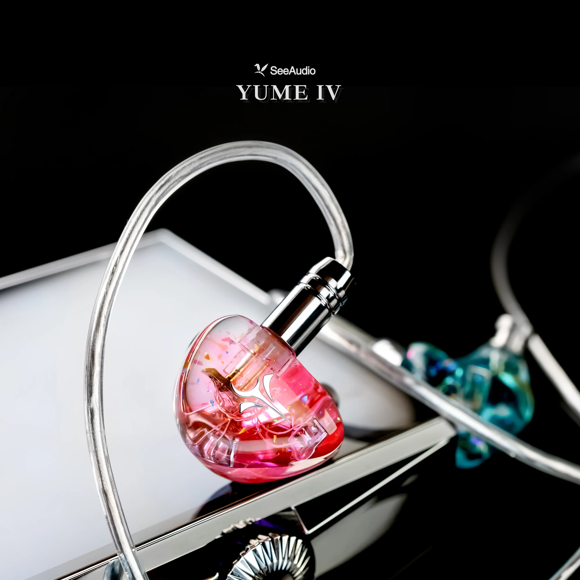 Фото Наушники-вкладыши SeeAudio-Yume-4 с гибридным драйвером 2BA, Hi-Fi, проводные, с отсоединяемым кабелем 2pin 3.5 мм №1