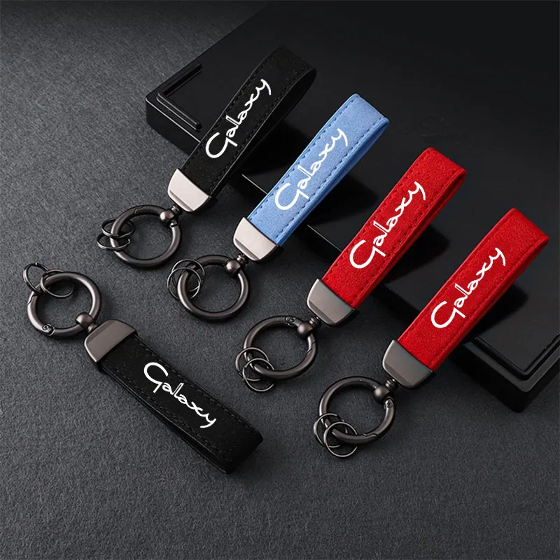 

Car KeyChain Detachable Metal 360 Degree Rotating Horseshoe Buckle Key Chain For Ford Galaxy MA6 2011 2015 2016