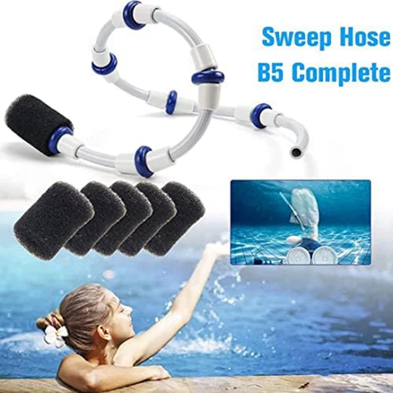 

Pool Cleaner Sweeping Hose Set,Reusable Replacement Parts Compatible with for Zodiac Polaris